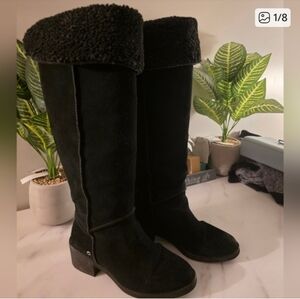 Coach Black Knee-High Boots
